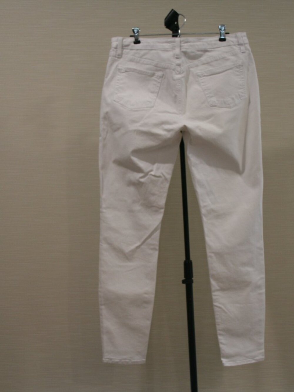 Just Black White Skinny Jeans Size 32 - Picture 6 of 10